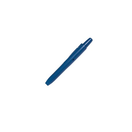 Pennarello detectabile retrattile - indelebile - punta tonda - 13,5 cm - PP - blu