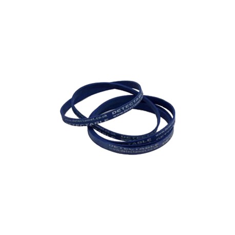 Elastici detectabili - 7 x 0,6 x 0,1 cm - blu - conf. 50 pezzi