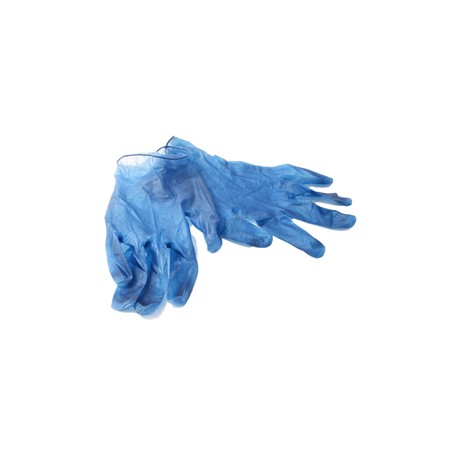 Guanti detectabili - senza polvere - taglia M - nitrile - blu - conf. 100 pezzi