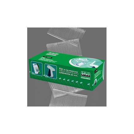 SCATOLA DA 5000 FILI IN PP 40MM PER SPARAFILI 5260 LEBEZ